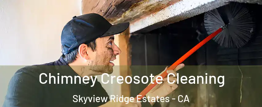 Chimney Creosote Cleaning Skyview Ridge Estates - CA