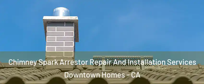 Chimney Spark Arrestor Repair And Installation Services Downtown Homes - CA