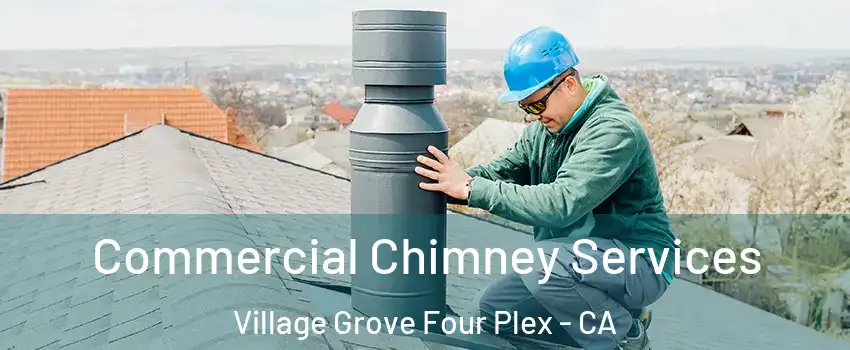 Commercial Chimney Services Village Grove Four Plex - CA