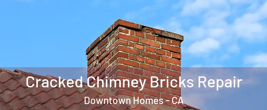 Cracked Chimney Bricks Repair Downtown Homes - CA