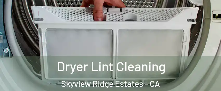 Dryer Lint Cleaning Skyview Ridge Estates - CA