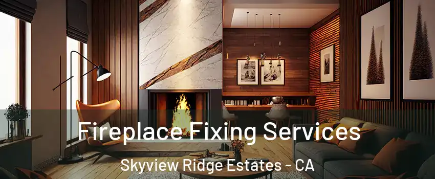 Fireplace Fixing Services Skyview Ridge Estates - CA