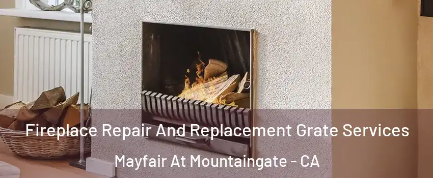 Fireplace Repair And Replacement Grate Services Mayfair At Mountaingate - CA