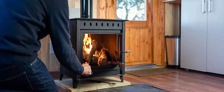 Open Hearth Wood Fireplace Installation in Corona Village, CA