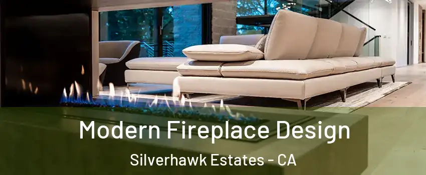 Modern Fireplace Design Silverhawk Estates - CA